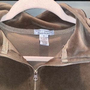 BROWN BETTER / TOGETHER 1/4 ZIP PULLOVER